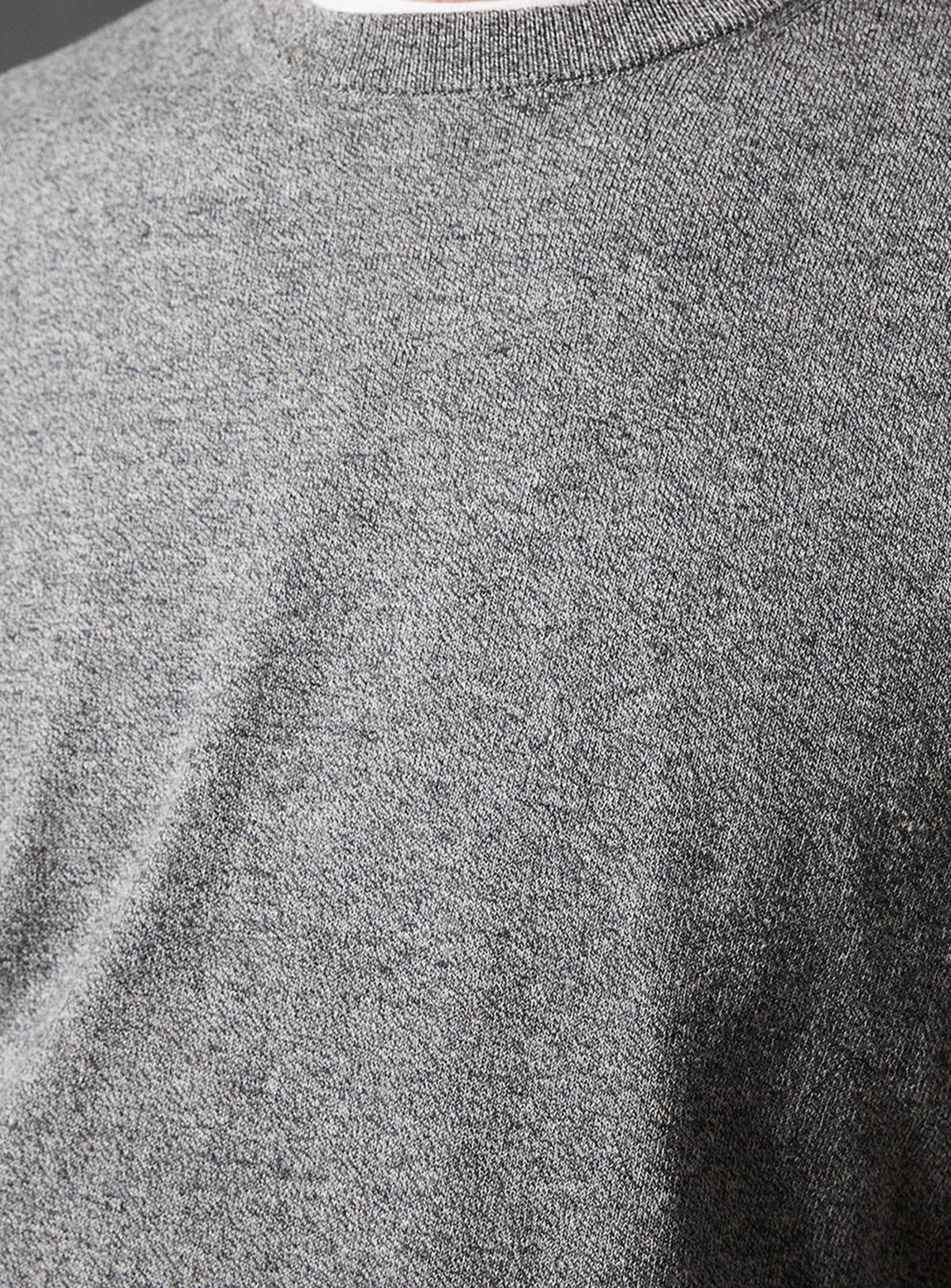BURTON Grey Cotton Rich Crew Neck Jumper XXL - Image 5